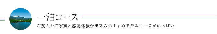 一泊コース